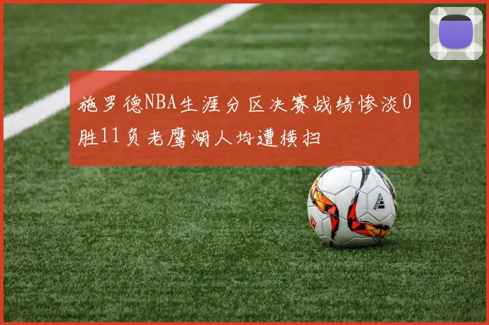 施罗德NBA生涯分区决赛战绩惨淡0胜11负老鹰湖人均遭横扫
